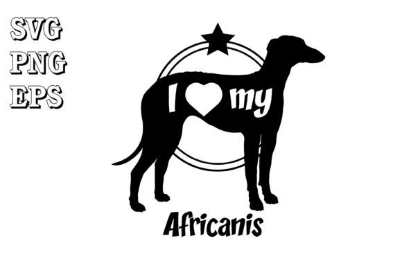 Africanis Dog Silhouette