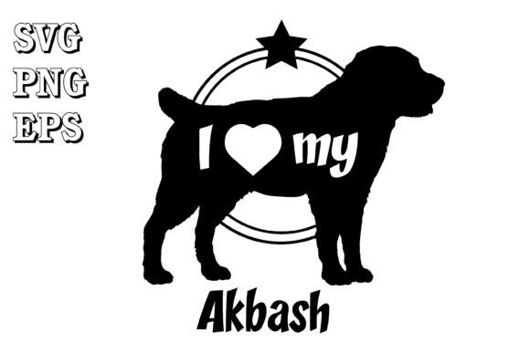 Akbash Dog Silhouette