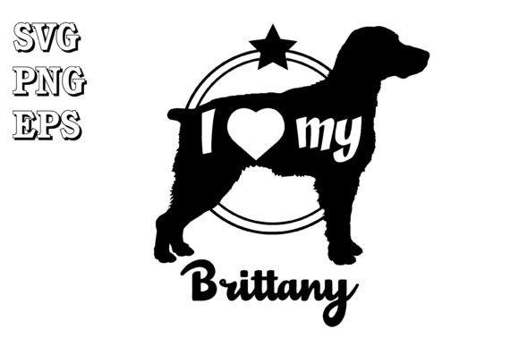 Brittany Dog Silhouette