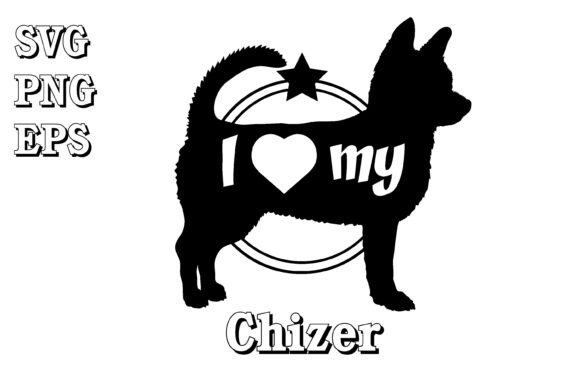 Chizer Dog Silhouette Template Design