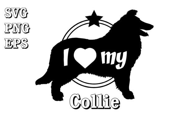Collie Dog Silhouette