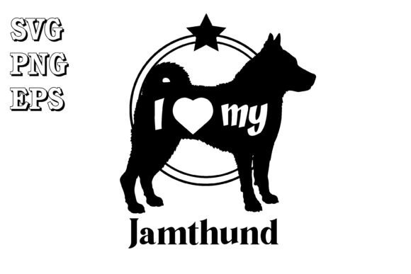 Jämthund Dog Silhouette Review