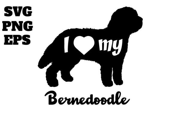 Love My Dog Embroidery Design