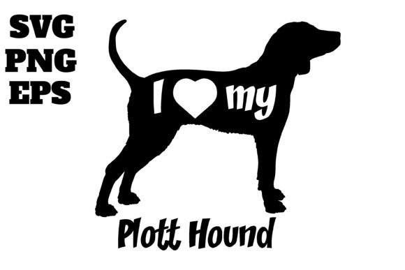 Plott Hound Template Design Dog