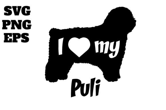 Puli Dog Template Design